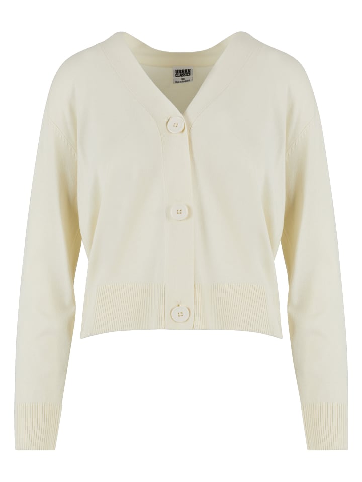Cardigan in whitesand