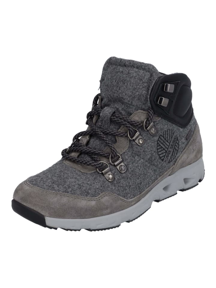 Stiefelette Grau