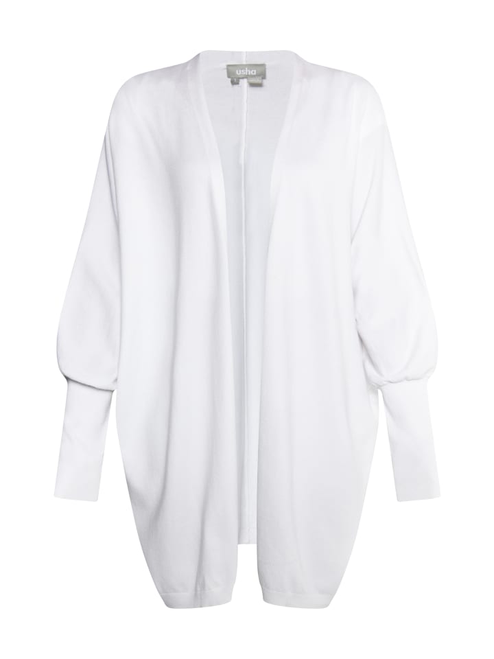 Damen Strick Cardigan in Weiss