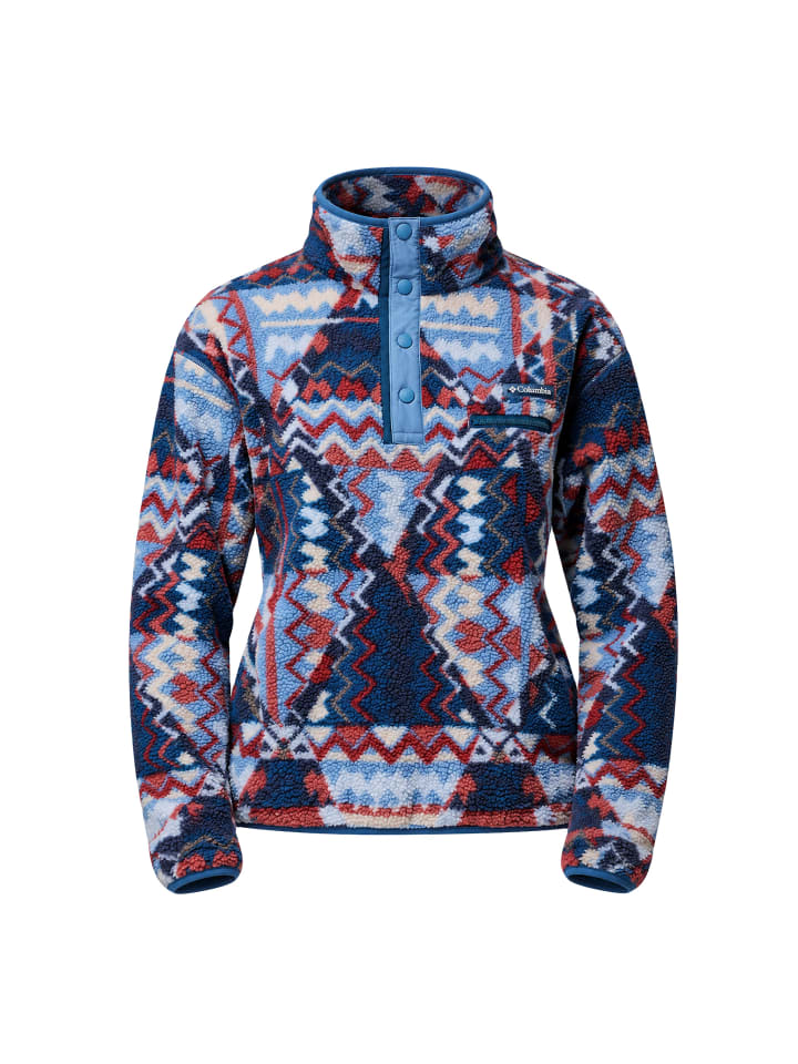 Helvetia™ II Printed Cropped Half Snap in Mehrfarbig
