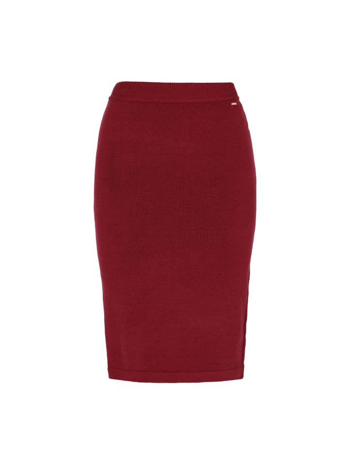 Women Skirt in burgundy