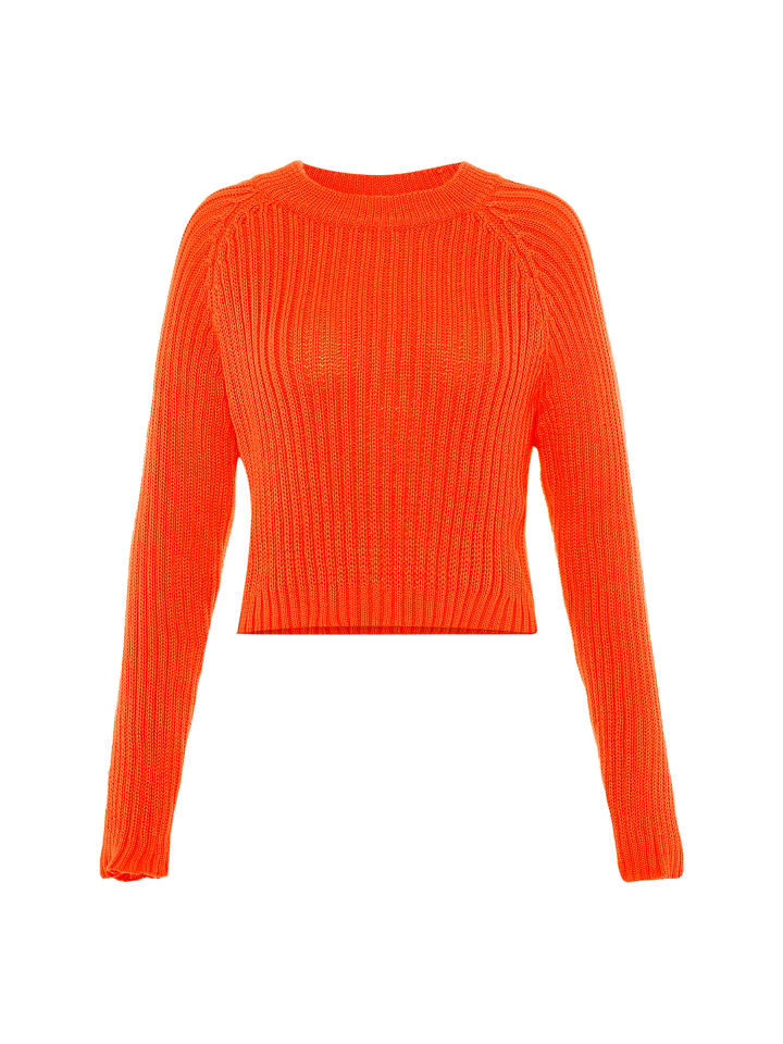 Damen Pullover in ORANGE