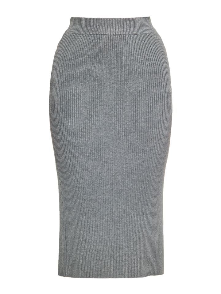 Damen Rock in GRAU MELANGE
