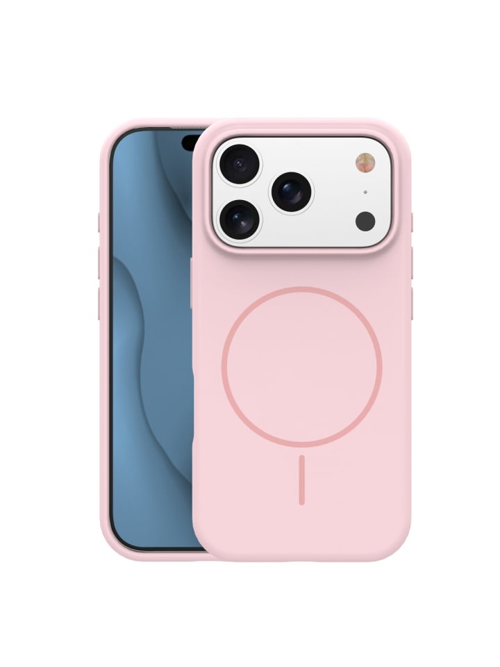 TFO Silicone Thin Mag kompatibel mit iPhone 17 Pro Max hellrosa in hellrosa