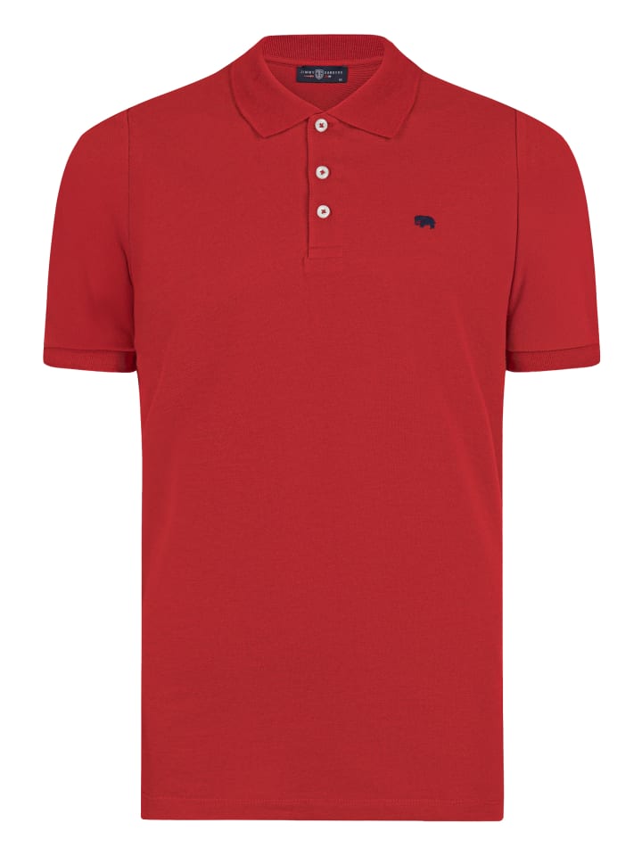 Polo Shirt Kurz Arm in Rot