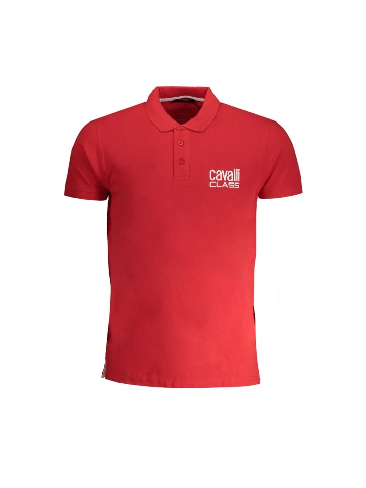 Rot Baumwolle Herren Polo Hemd
