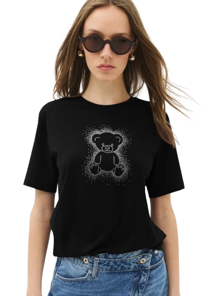 Shirt in Schwarz
