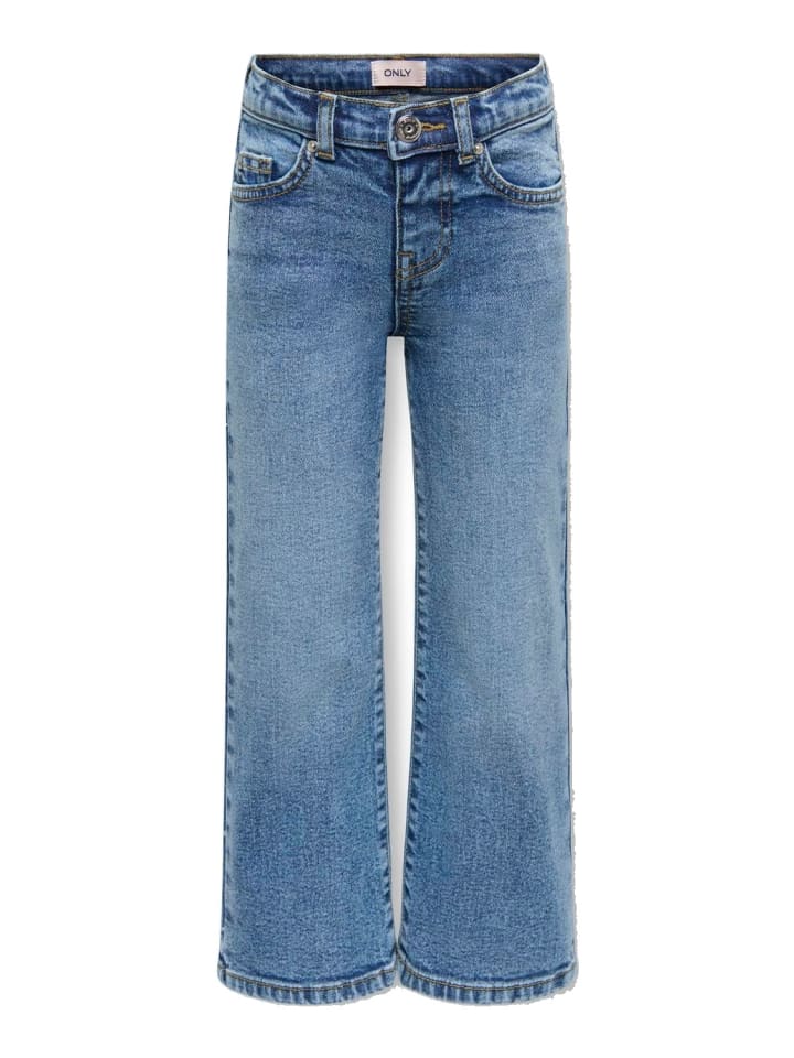 Jeans Wide Leg Kmgjuicy Mini in medium blue denim