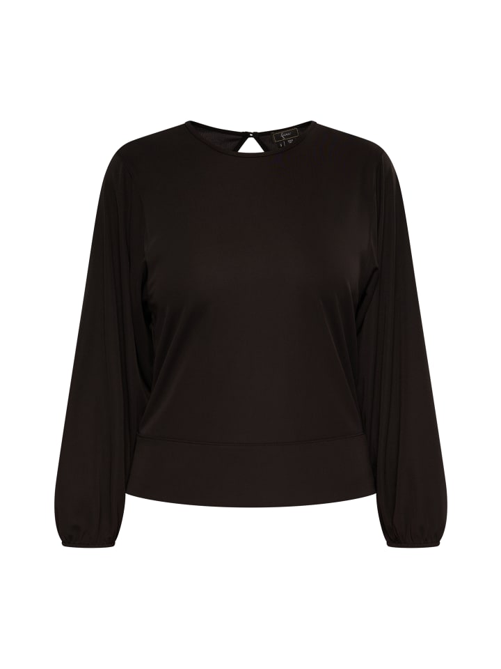 Damen Langarmshirt in Schwarz