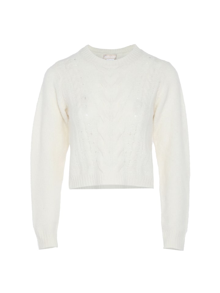 Damen Sweater in WOLLWEISS
