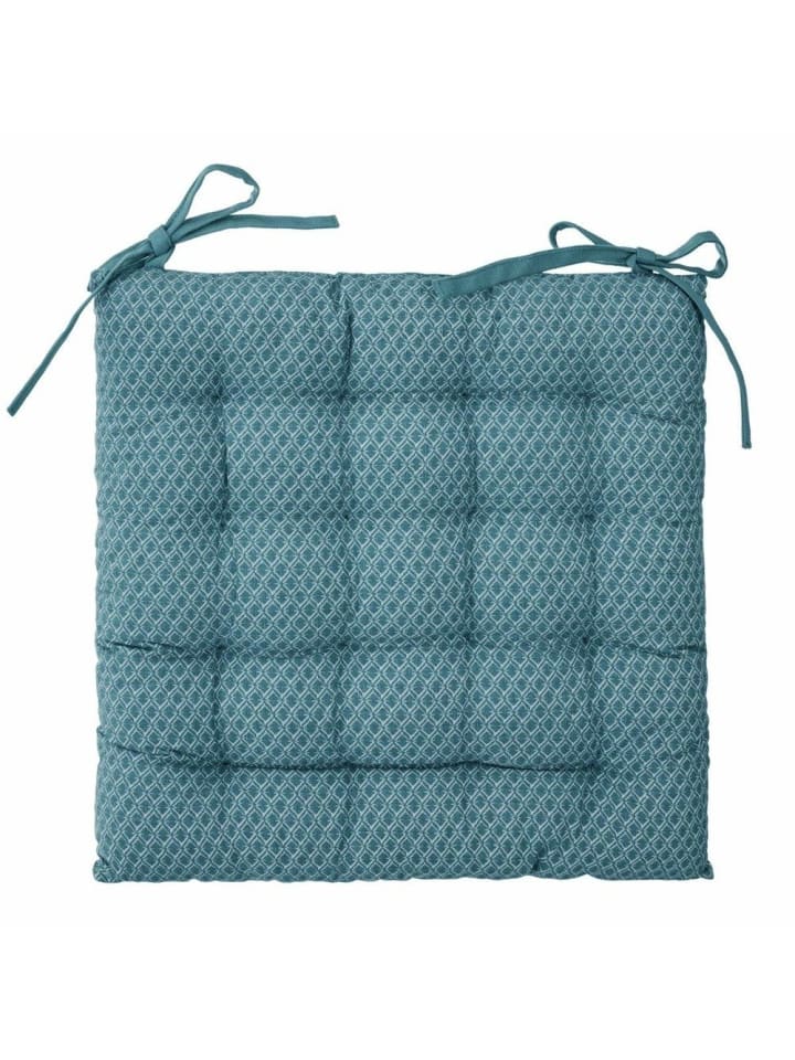 Sitzkissen Otto, Blau in Meerblau, 38 x 38 cm
