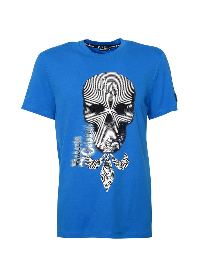 Mystic Skull T-Shirt Blau