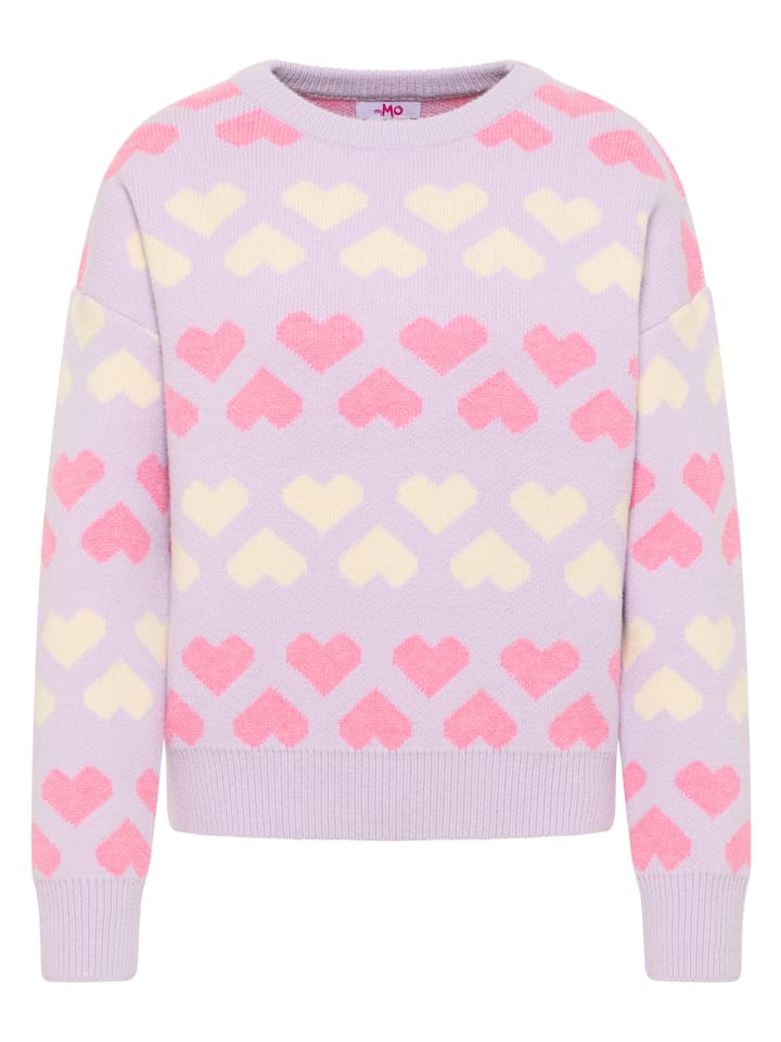 Damen Strickpullover in Hellviolett