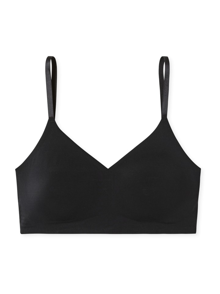 Bustier Invisible Soft Padded in Schwarz