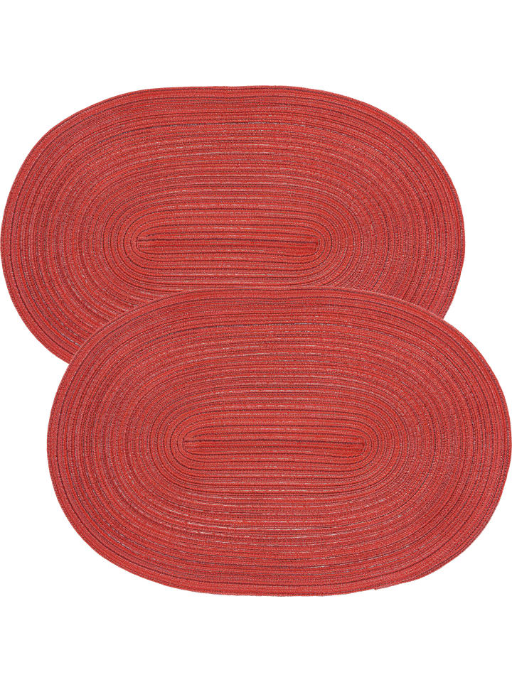 Tischset 2er-Pack Silves in rot