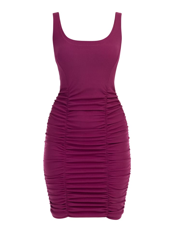 Damen Trägerkleid Mini in Fuchsia