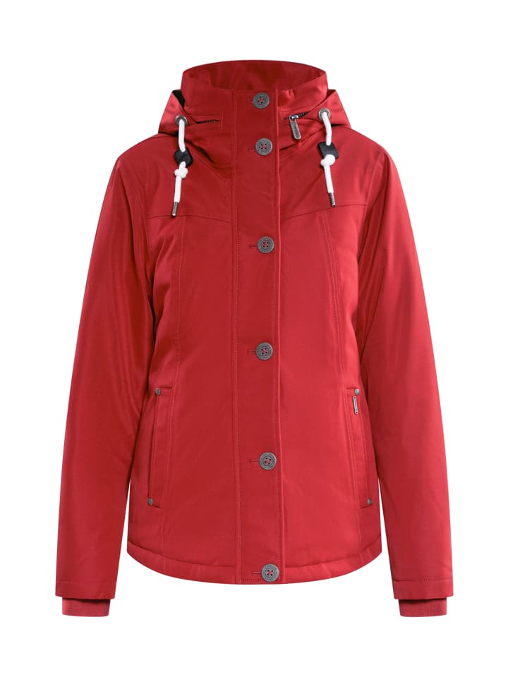 Damen Winterjacke in Dunkelrot