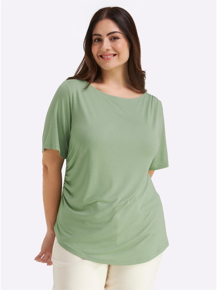 Shirt in eucalyptus