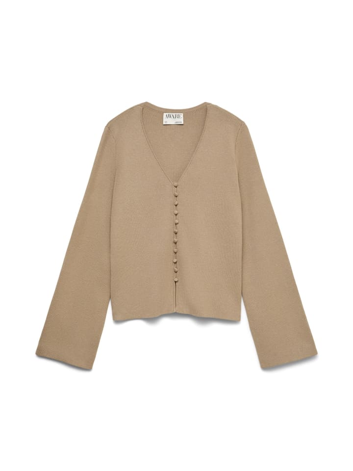 Strickjacke in Coriander