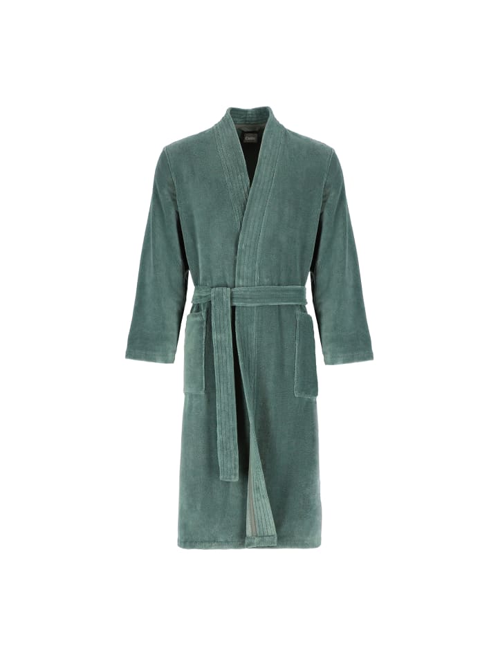 Cawö Home Bademäntel Herren Kimono 800 mineral - 44 in mineral - 44