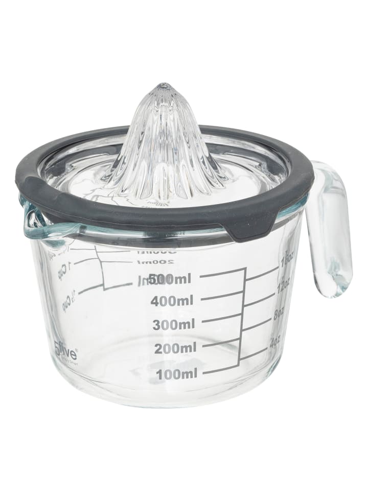 Zitruspresse aus Glas NEO, 500 ml in Grau, 13 x 13 x 19 cm