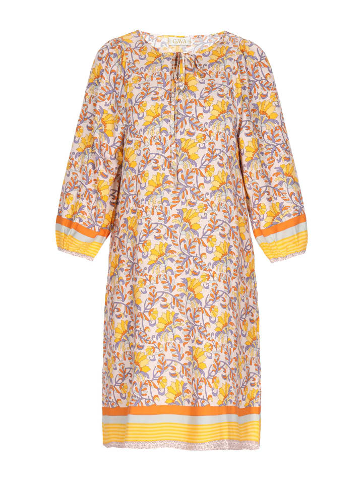 Women Dress in Yellow Multicolor