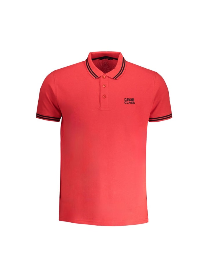 Rot Baumwolle Herren Polo Hemd