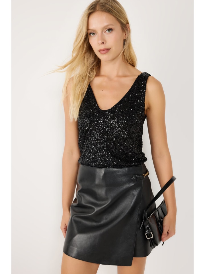 Blouse in Schwarz