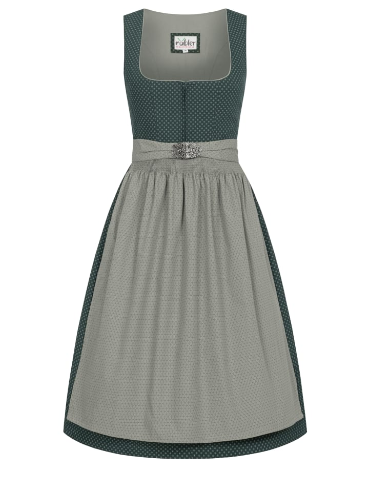 Midi Dirndl Petra in Grün