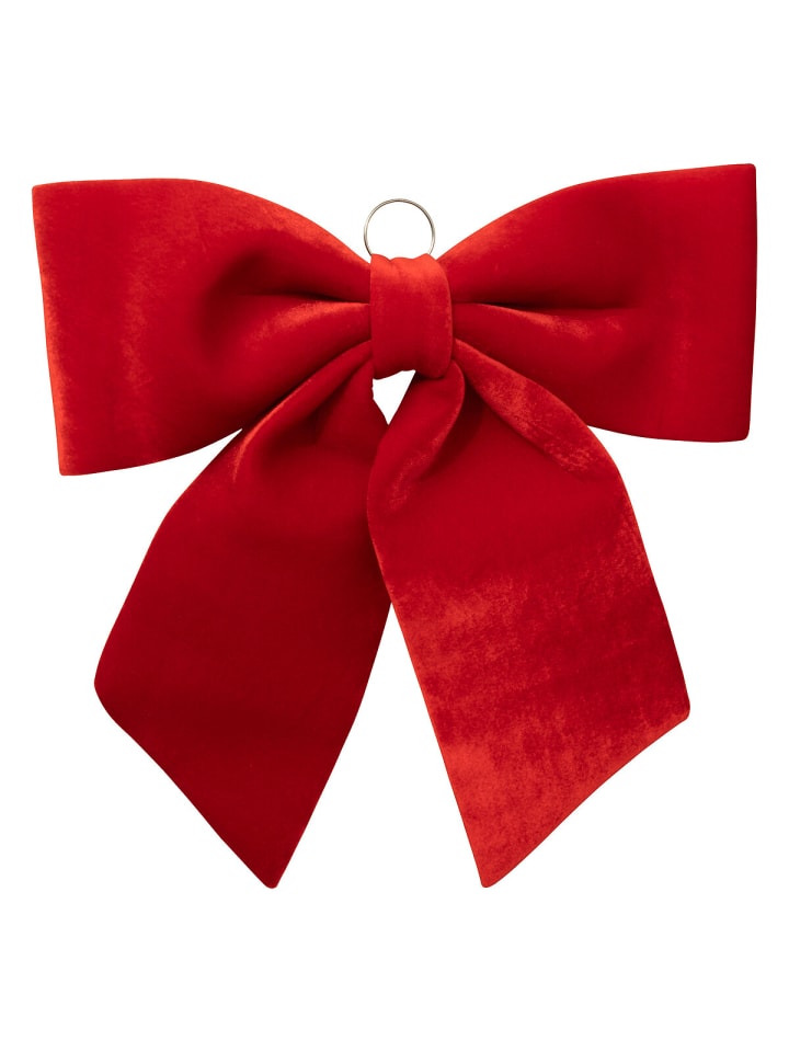 Rote Weihnachtsbinde in Rot, 70 x 67 cm