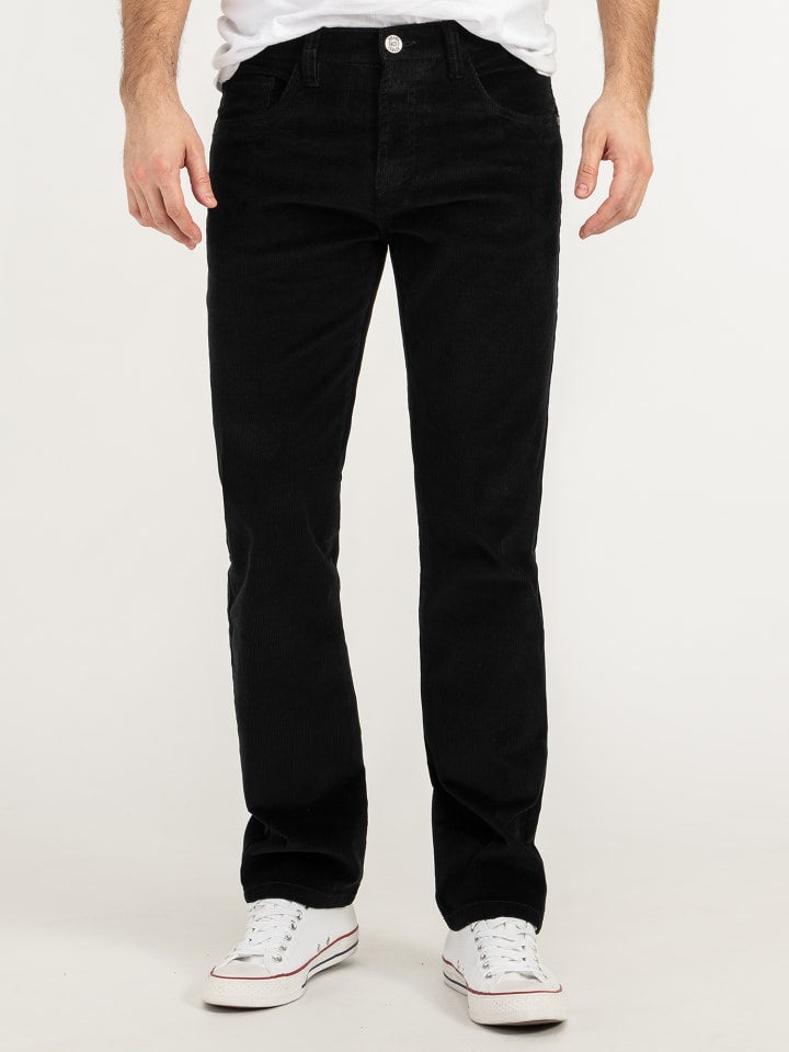 Cordhose in Schwarz