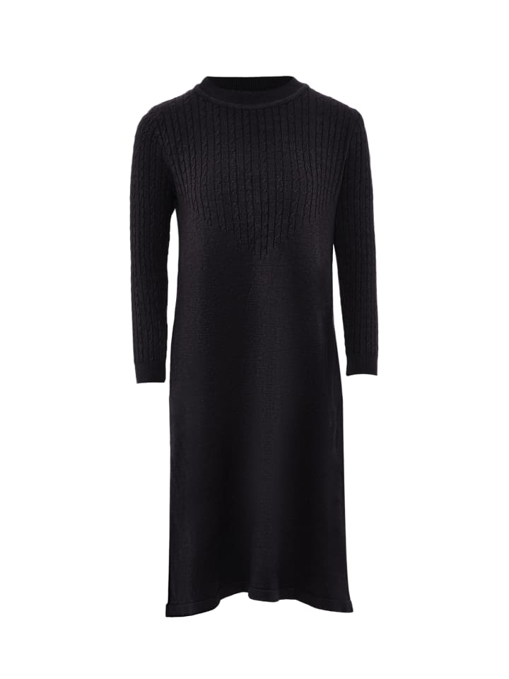 Damen Strickkleid in Schwarz