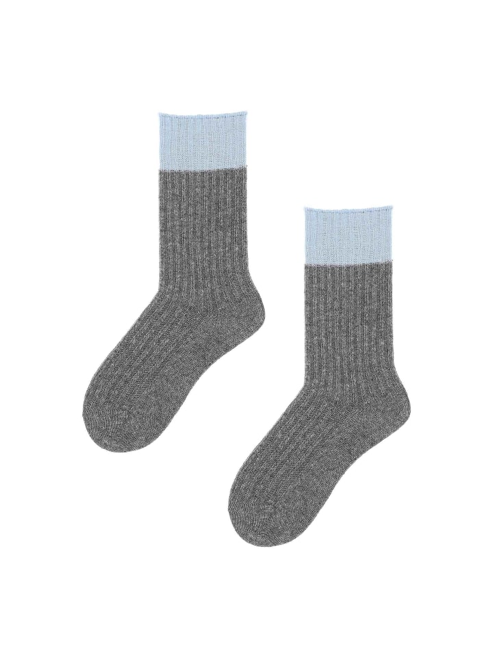 Socken Cosmic Block wärmend in Cosmic gray