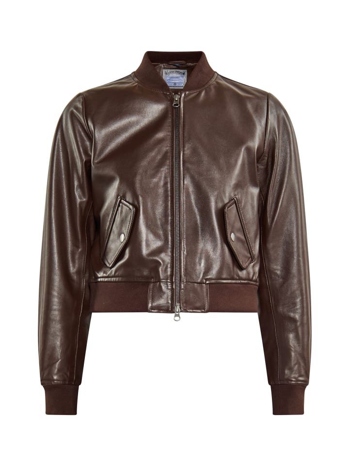 Damen Jacke in Dunkelbraun