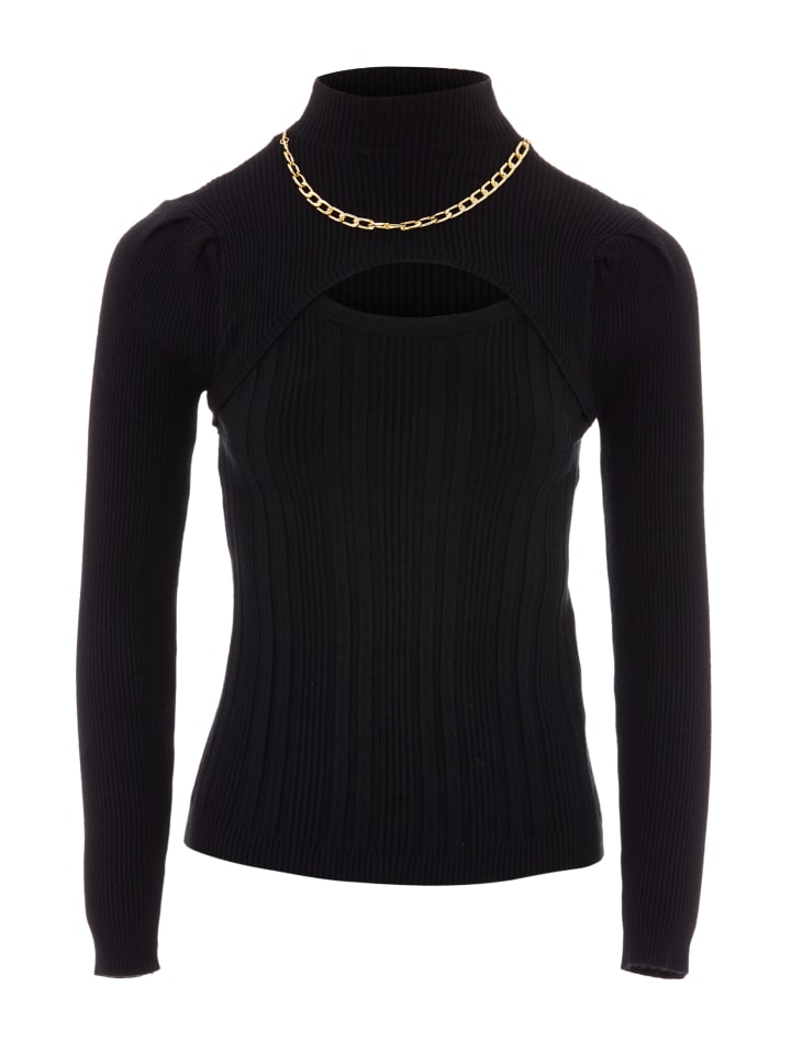 Damen Strickpullover in Schwarz