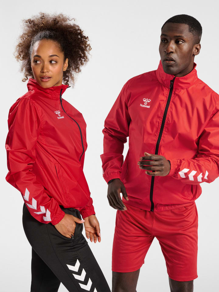 Reißverschluss Windbreaker Hmlcore Erwachsene in TRUE RED