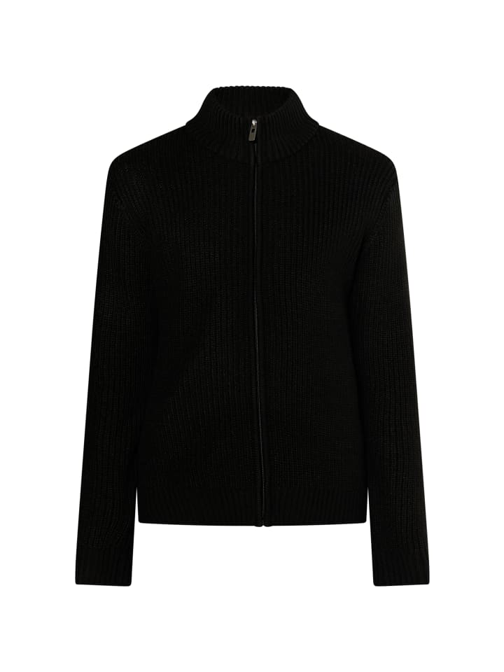Herren Cardigan in Schwarz