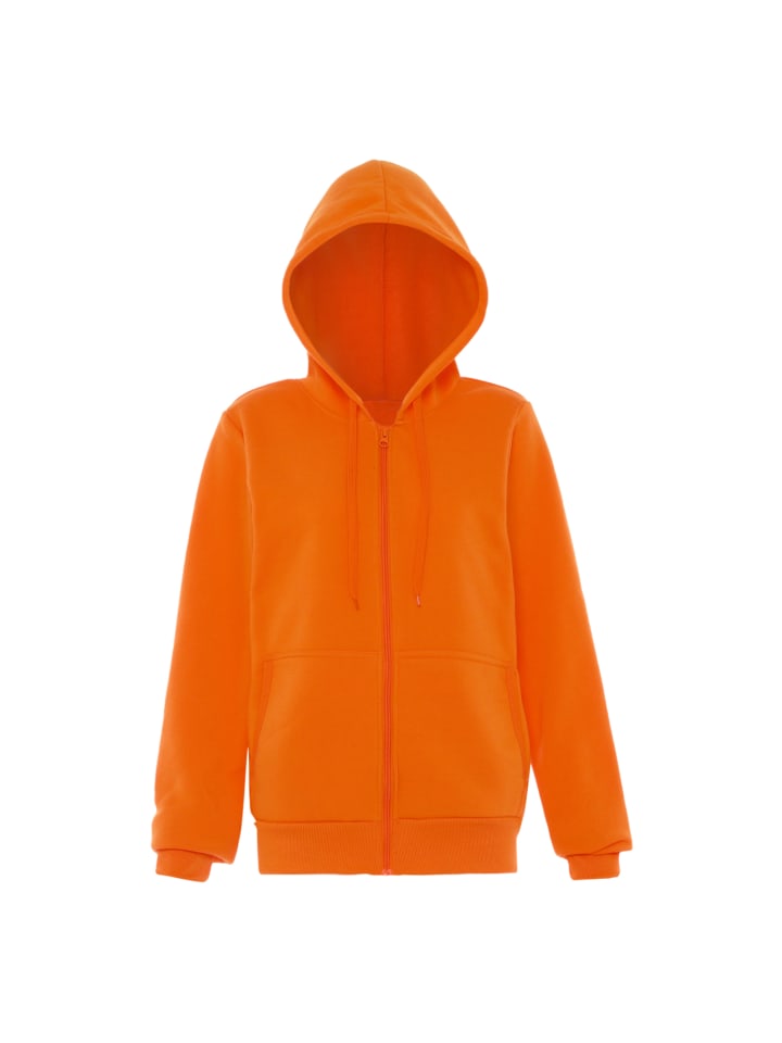 Damen Kapuzenjacke in Orange