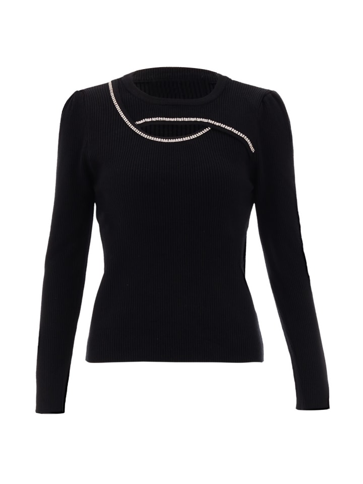 Damen Strickpullover in Schwarz