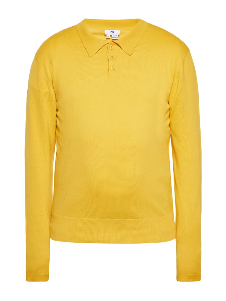 Herren Pullover in SENFGELB