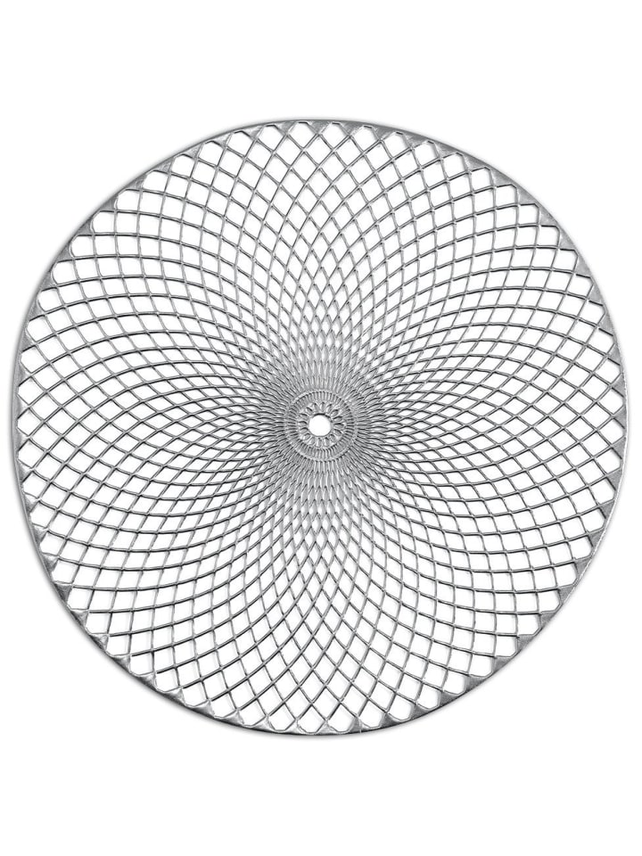 Kunststoff-Spitze Basis, Geschirrspülmaschine in Silbern, Ø 38 cm