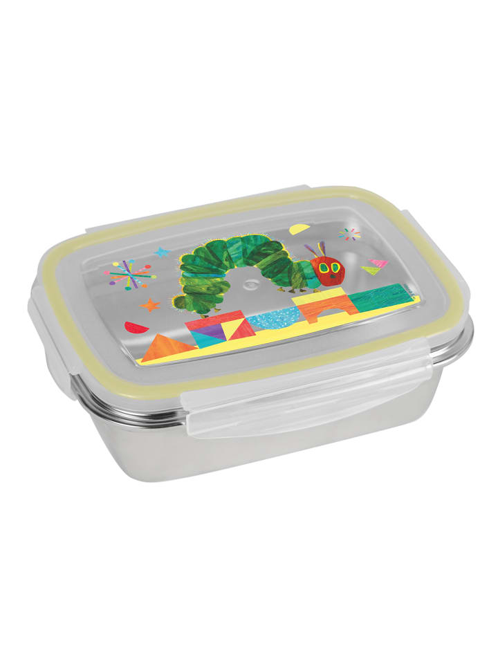 Brotdose Raupe Nimmersatt Hello Friend in Gelb - 550 ml
