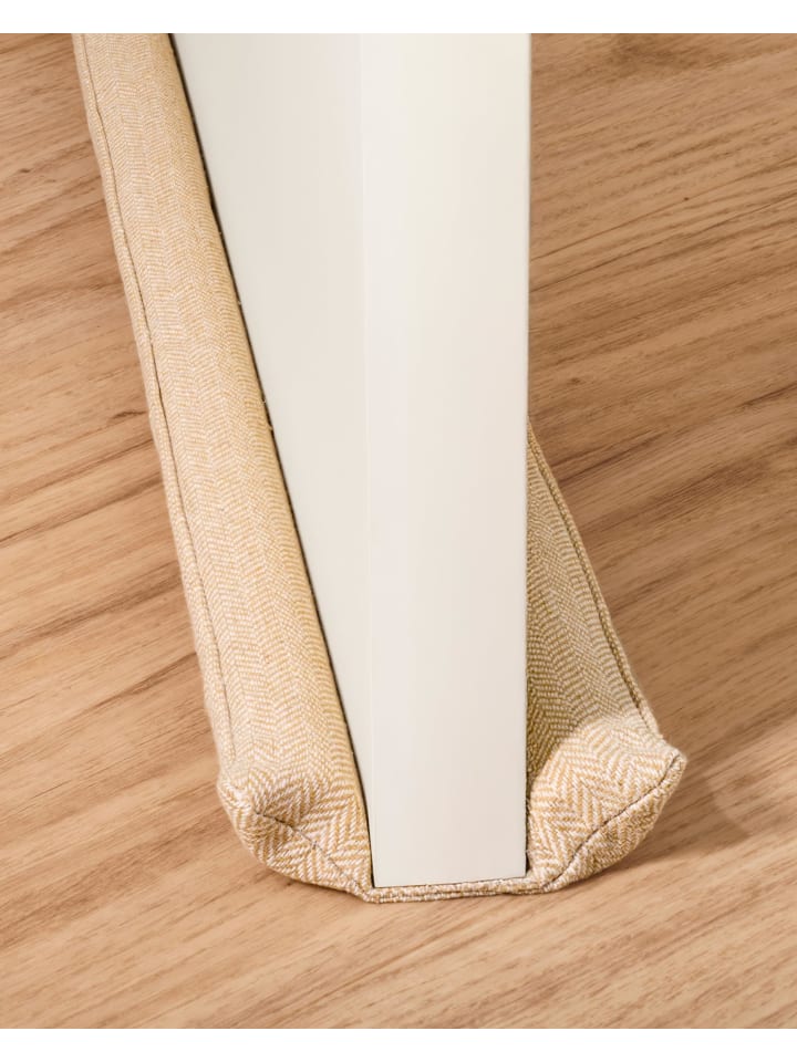 für Türen 70-100cm Waschbarer Stoff - Energiesparend - Stoff - Beige
