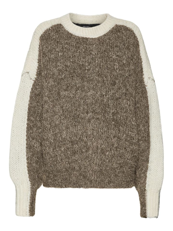 Strickpullover in Silver Mink