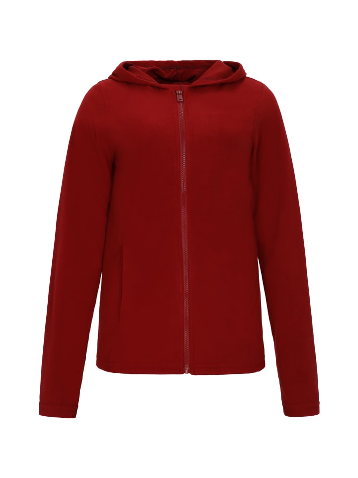 Damen Fleecejacke in Burgund