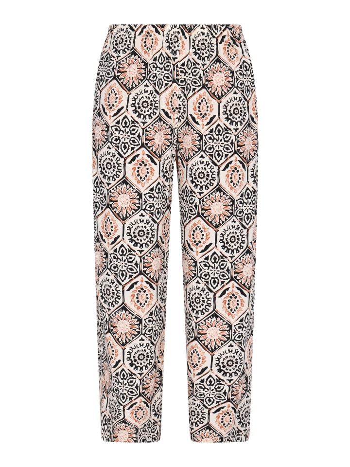 Women Pants in black multicolor