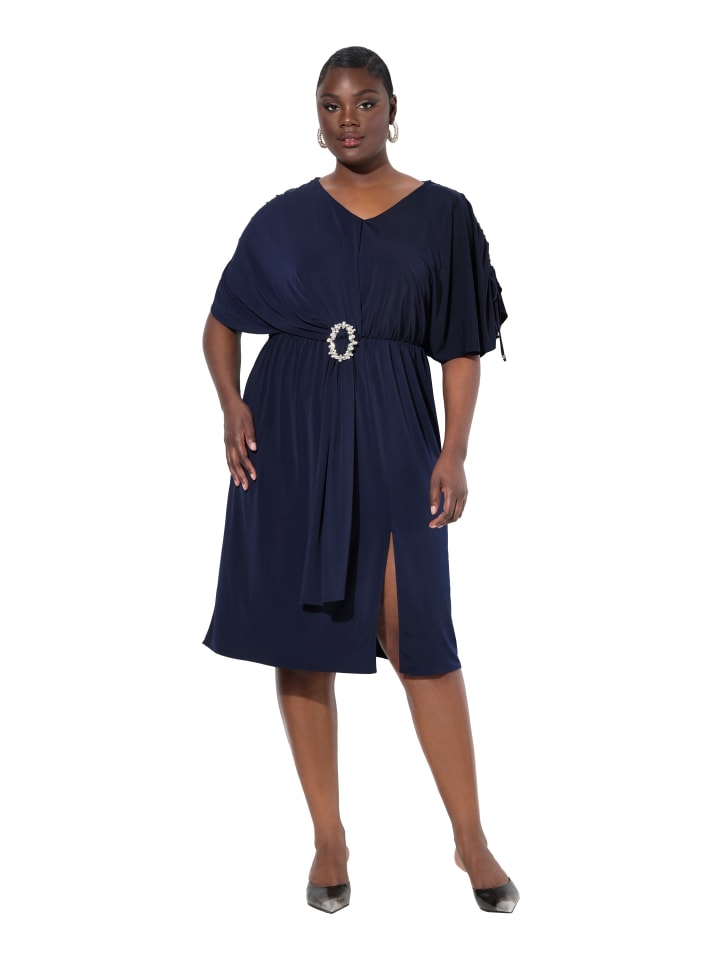 Midikleid in marine