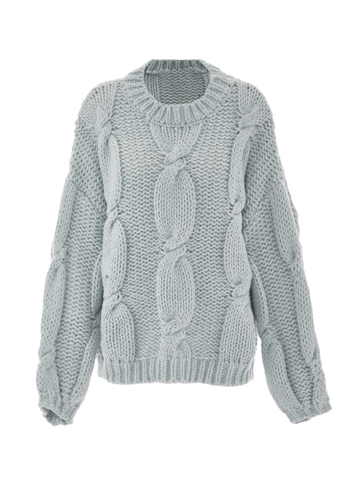 Damen Strickpullover in Hellblau