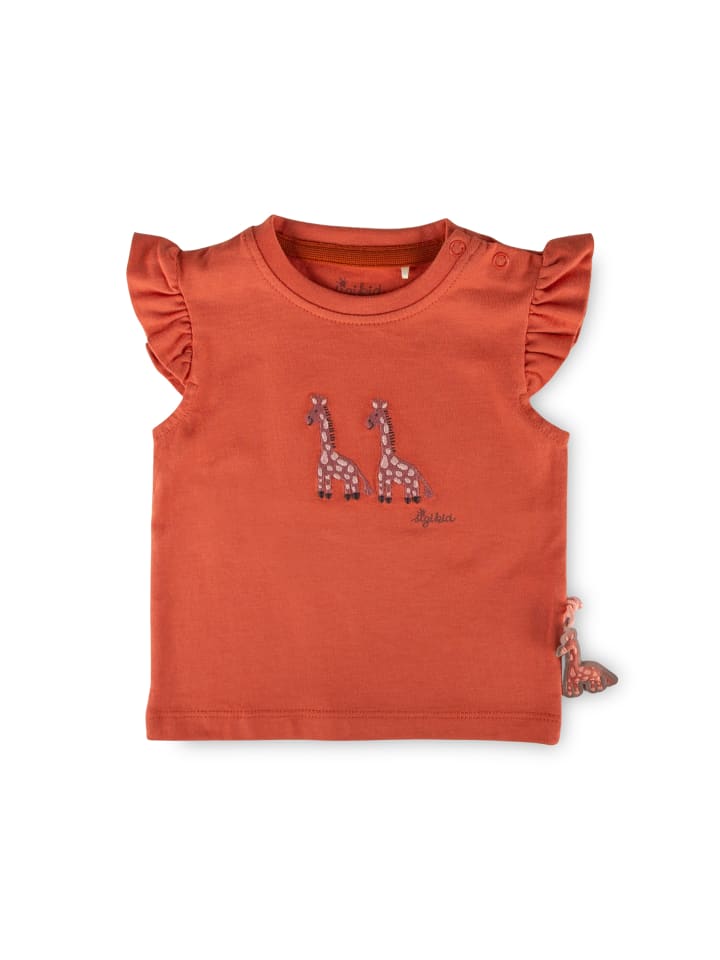 T-Shirt Savanne in Rost-Orange