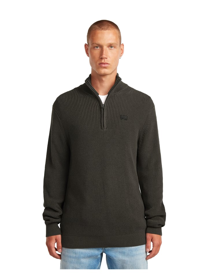 Pullover Half Zip Knit cloack